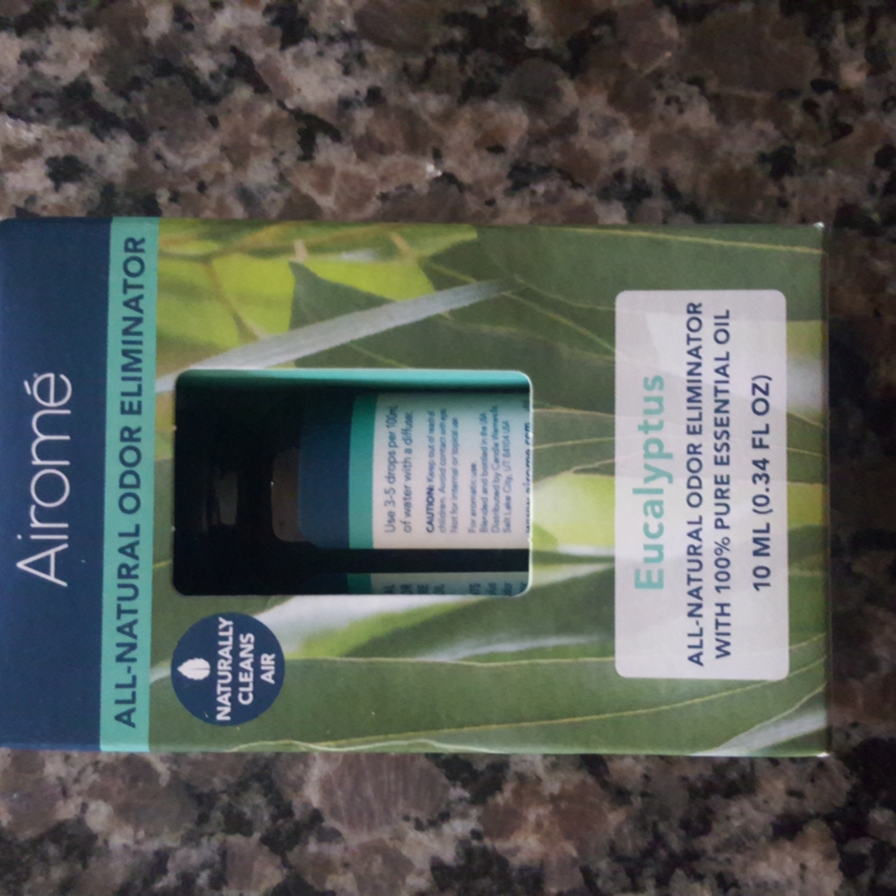 Airome Eucalyptus 10 ml new in box odor eliminator 100% pure essential oil